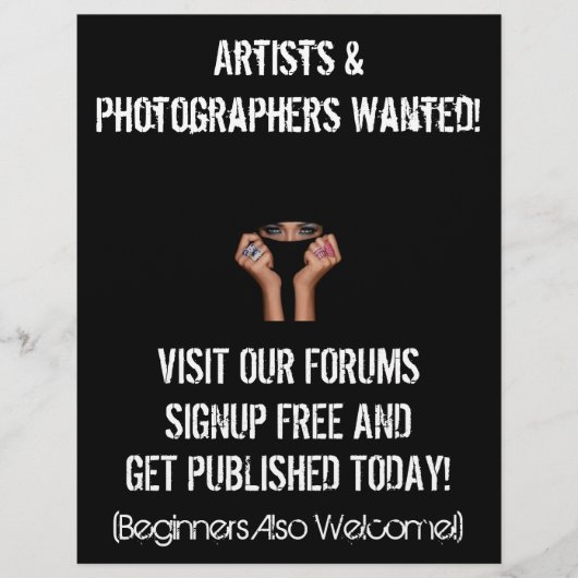 Princess Portraits Marketing Flyer (Vorne)