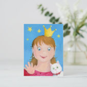 Princess Postcard Postkarte (Stehend Vorderseite)