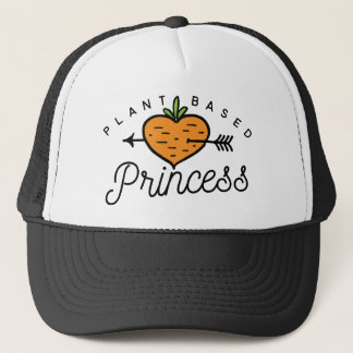 Princess-Princess-Printwerbung für Vegane Karotten Truckerkappe