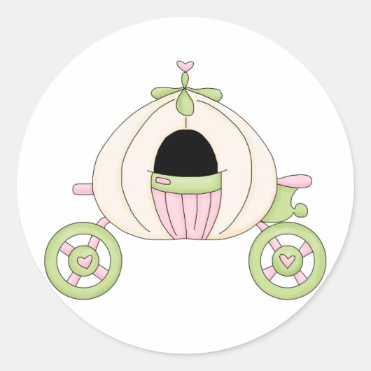 Princess Pumpkin Coach Sticker (Vorderseite)