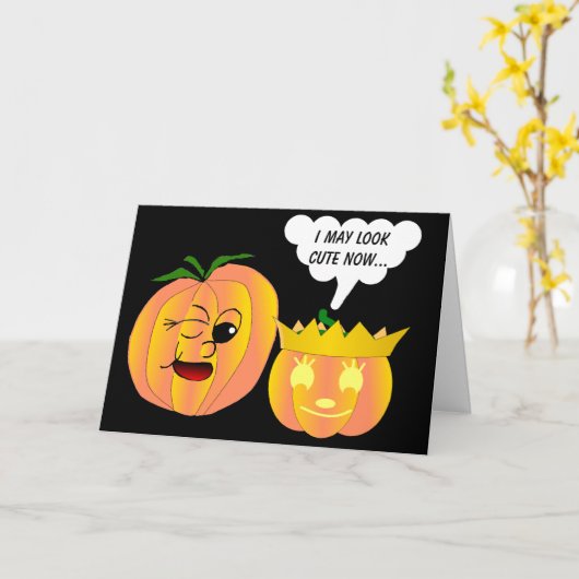 Princess Pumpkin Karte (Gelbe Blume)