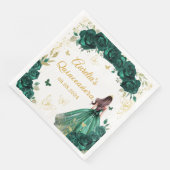 Princess Quinceanera, Emerald Green, Serviette (Ecke)