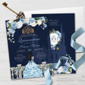 Princess Quinceañera, Princess Blue Rose Einladung