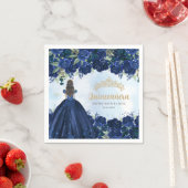 Princess Quinceanera, Prinzessin für blaues Gold d Serviette (Beispiel)