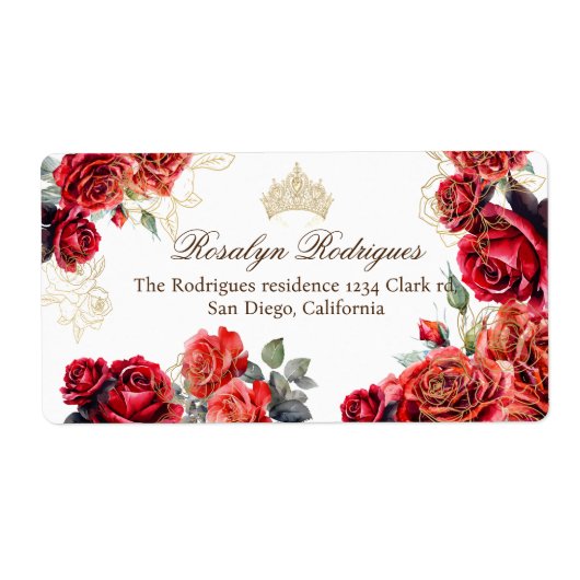 Princess Quinceanera - Rote Rosen zum Geburtstag (Vorne)