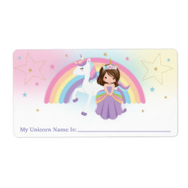 Princess Rainbow Unicorn