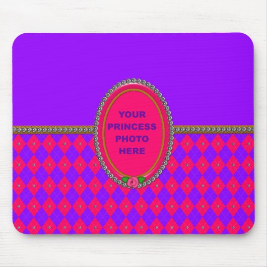 Princess Raute Foto Mouse Pad Mousepad (Vorne)