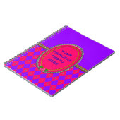 Princess Raute Frame-Spiral Notebook Notizblock (Linke Seite)