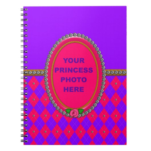 Princess Raute Frame-Spiral Notebook Notizblock (Vorderseite)