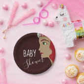 Princess Red Baby Dusche Pappteller (Party)