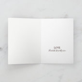 Princess Red Baby Dusche Vielen Dank Dankeskarte (Innenseite)