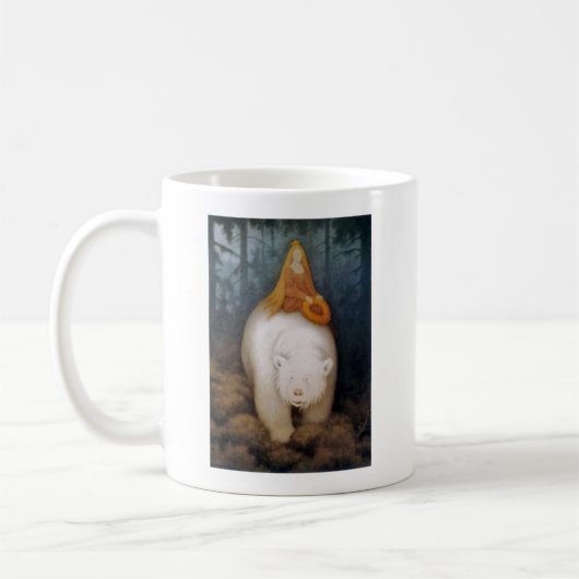 Princess Riding King Polar Bear Kaffeetasse (Links)