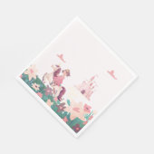 Princess Riding Unicorn Paper Napkins Serviette (Ecke)