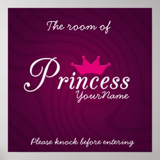 Princess Room Poster (Vorne)