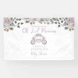 Princess Rose Gold Baby Dusche Willkommen Banner