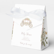 Princess Rose Gold Baby Shower Danke 