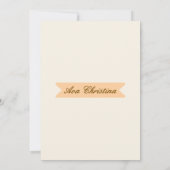 Princess Rose zum Geburtstag Einladung (Rückseite)