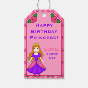 Princess Rosenknospe Stripes-GIFT TAGS-03 Geschenkanhänger