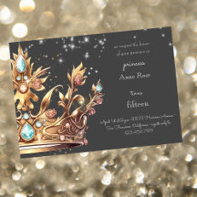 Princess Royal Birthday Einladung