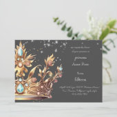 Princess Royal Birthday Einladung (Stehend Vorderseite)