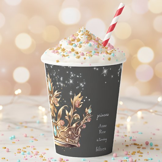 Princess Royal Birthday Pappbecher