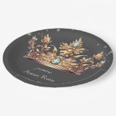 Princess Royal Birthday Pappteller (Schrägansicht)