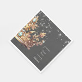 Princess Royal Birthday Serviette (Ecke)