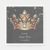 Princess Royal Birthday Serviette (Vorderseite)