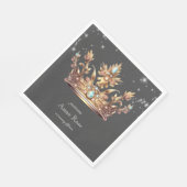 Princess Royal Birthday Serviette (Ecke)