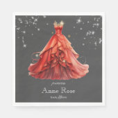 Princess Royal Birthday Serviette (Vorderseite)