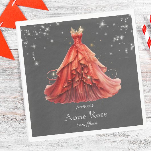 Princess Royal Birthday Serviette