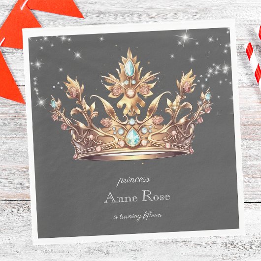 Princess Royal Birthday Serviette