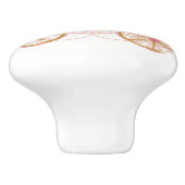 Princess Royal Carriage Pink & Gold Wall Street Ar Keramikknauf (Seitenansicht)