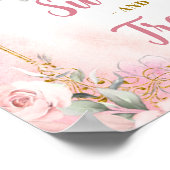 Princess Royal Castle 5. Geburtstag Süßigkeiten Le Poster (Ecke)