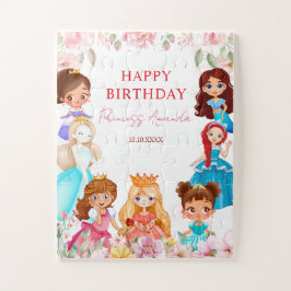 Princess Royals Girl Happy Birthday Games Puzzle