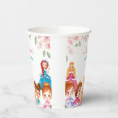 Princess Royals Pink Birthday Party 3rd Paper Cups Pappbecher (Links)