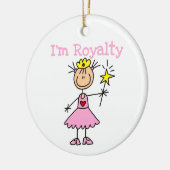 Princess Royalty Keramik Ornament (Links)