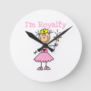 Princess Royalty Runde Wanduhr