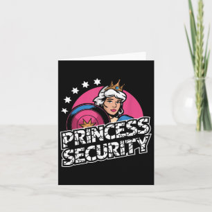 Princess Security Birthday Vater & Amp; Mama Boys Karte