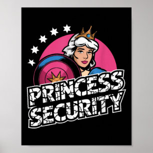 Princess Security Birthday Vater & Amp; Mama Boys Poster