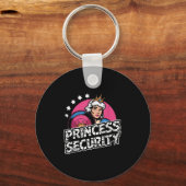 Princess Security Birthday Vater & Amp; Mama Boys  Schlüsselanhänger (Vorderseite)