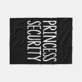 Princess Security Halloween Kostüm Vater Men Match Fleecedecke (Vorderseite (Horizontal))