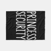 Princess Security Halloween Kostüm Vater Men Match Fleecedecke (Vorderseite (Horizontal))