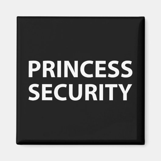 Princess Security Halloween Kostüm Vater Men Match Magnet (Vorne)
