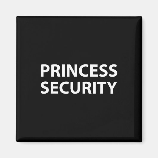 Princess Security Halloween Kostüm Vater Men Match Magnet (Vorne)