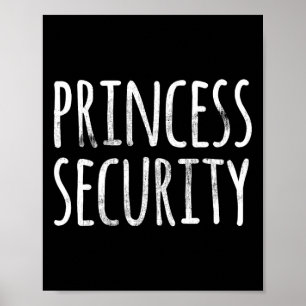 Princess Security Halloween Kostüm Vater Men Match Poster