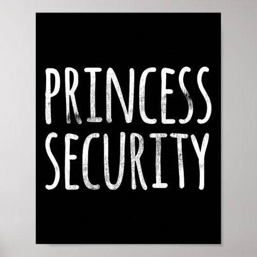 Princess Security Halloween Kostüm Vater Men Match Poster (Vorne)