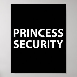 Princess Security Halloween Kostüm Vater Men Match Poster