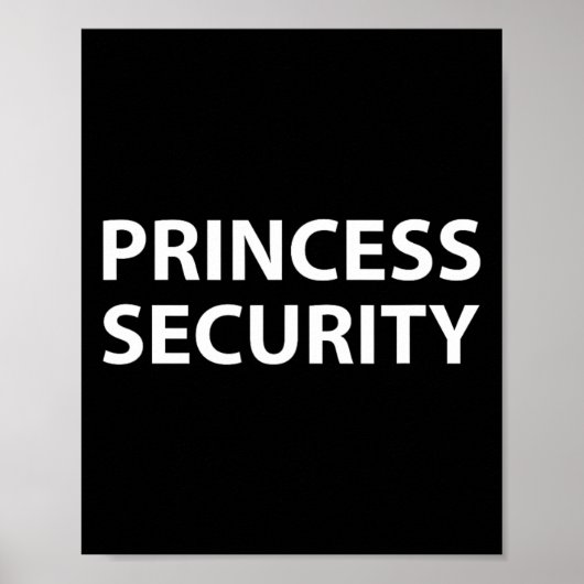 Princess Security Halloween Kostüm Vater Men Match Poster (Vorne)