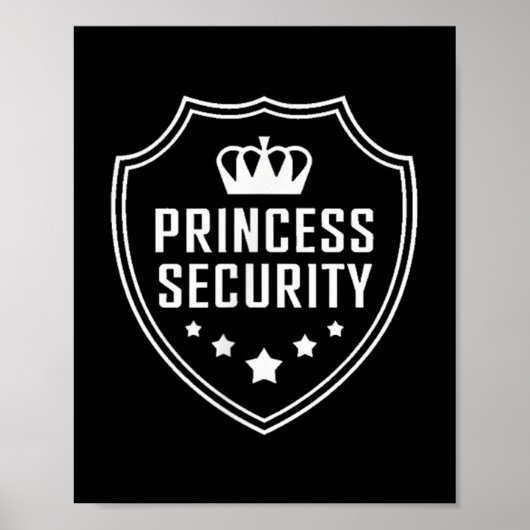 Princess Security Protection - Geburtstagsfamilie Poster (Vorne)